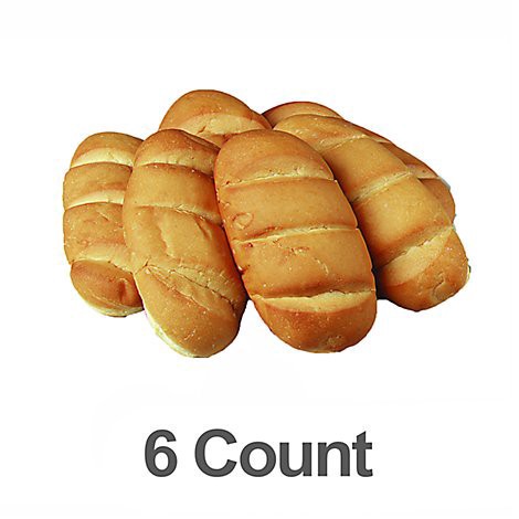 slide 1 of 1, Bakery Rolls Hoagie - 6 Count, 6 ct