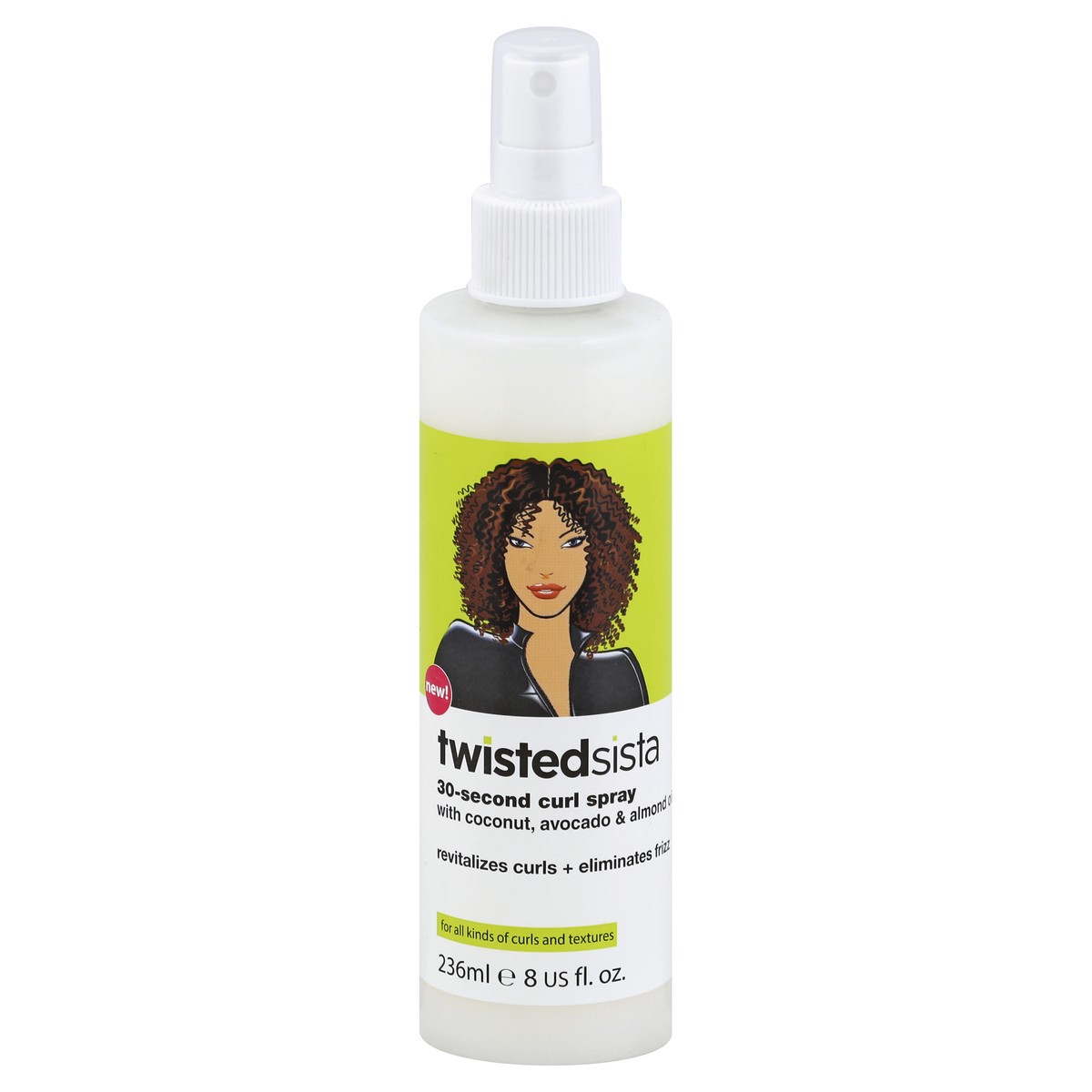 slide 3 of 3, TWISTED SISTA Curl Spray 8 oz, 8 oz