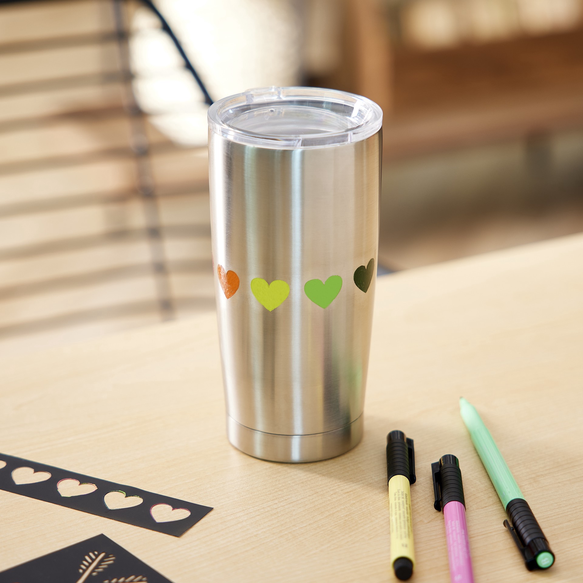 slide 4 of 5, 18.5oz. Stainless Steel Tumbler By Celebrate It, 18.5 oz