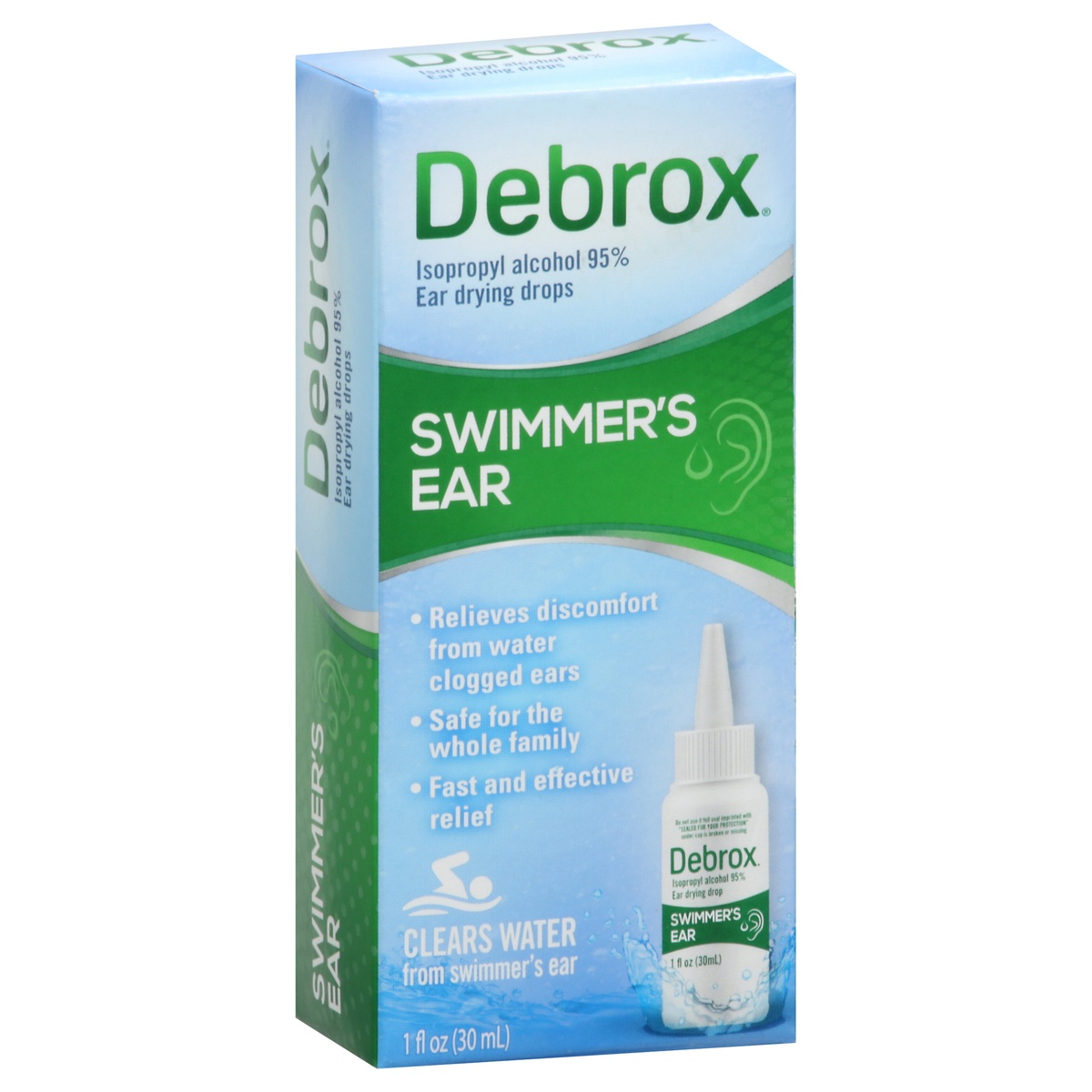 slide 2 of 10, Debrox Swimmer's Ear Relief Drops, 1 fl oz