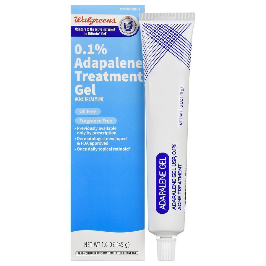 slide 4 of 5, Walgreens Adapalene Gel, 1.6 oz