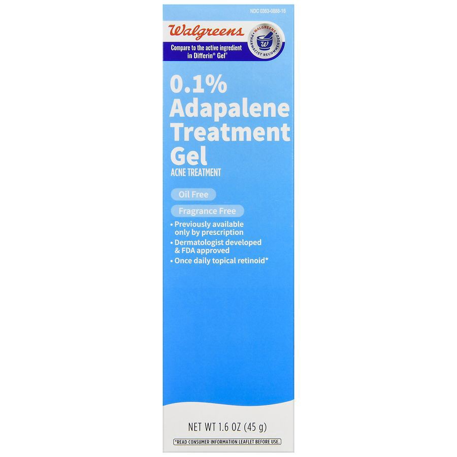 slide 1 of 5, Walgreens Adapalene Gel, 1.6 oz