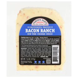 Yancey's Fancy New York Cheddar Bacon Ranch Cheese 7.6 oz