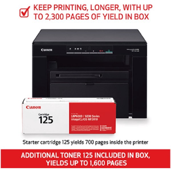 slide 3 of 10, Canon Imageclass Mf3010Vp Printer, 1 ct