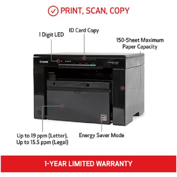 slide 8 of 10, Canon Imageclass Mf3010Vp Printer, 1 ct