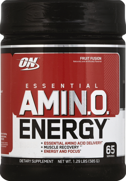 slide 1 of 1, Optimum Nutrition On Amino Energy Fruit Fusion - 1.29 lb, 1.29 lb