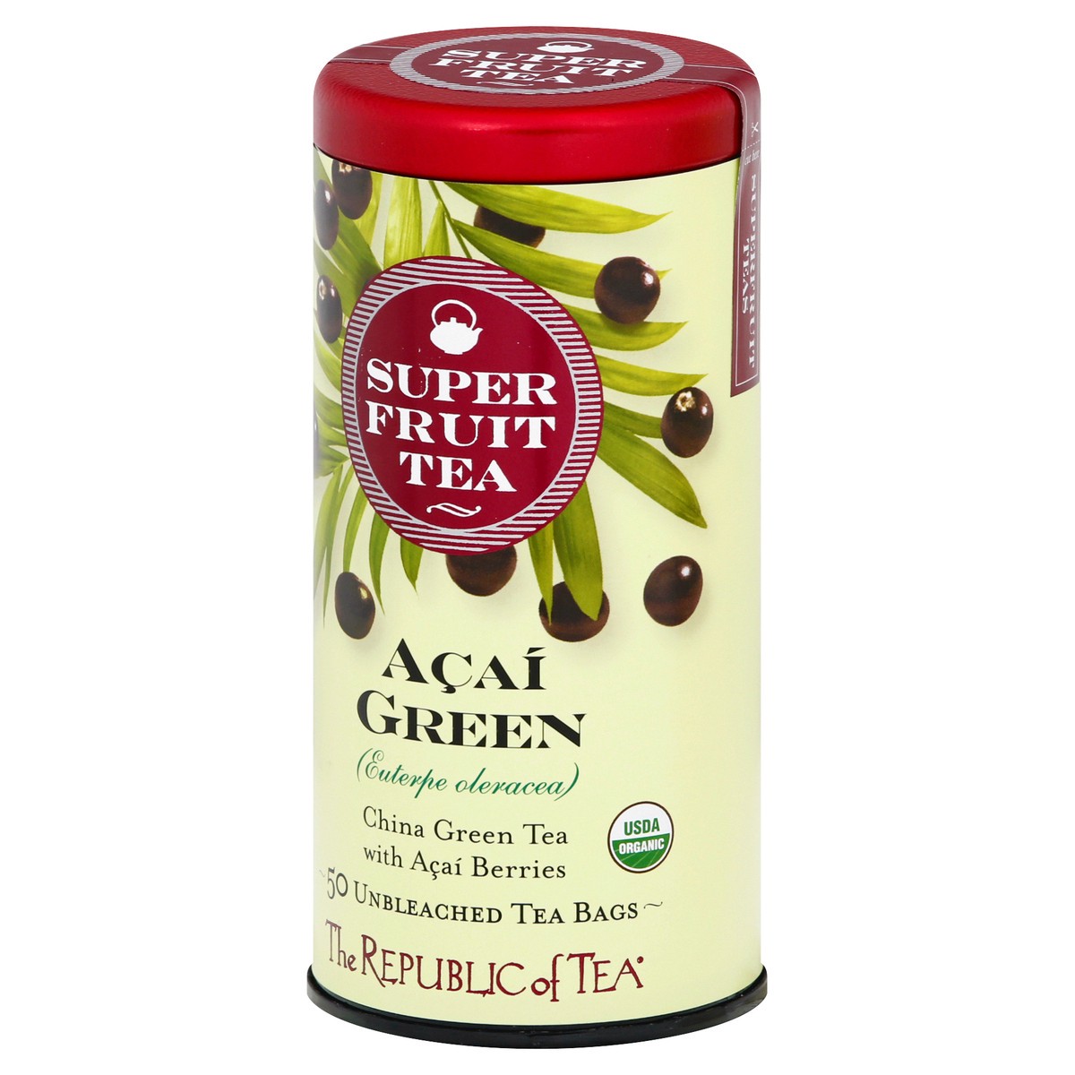 slide 2 of 9, The Republic of Tea Superfruit Tea Bags Acai Green Tea - 50 ct, 50 ct