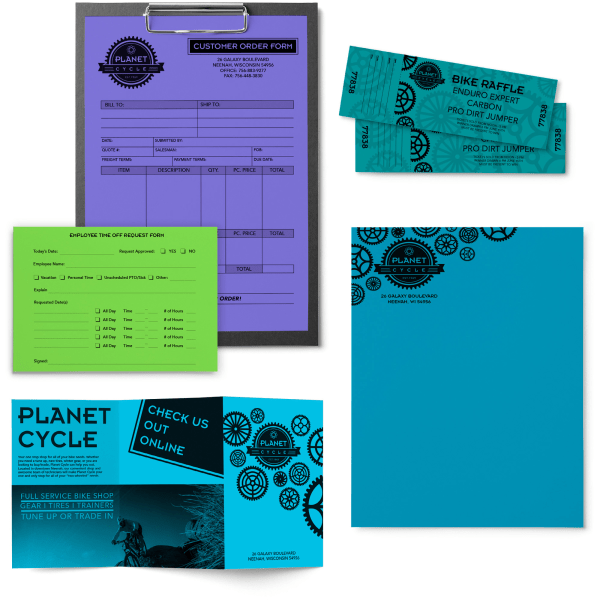 slide 6 of 7, ASTROBRIGHTS Neenah ASTROBRIGHTS Bright Color Paper - Assorted Space Colors, 500 ct