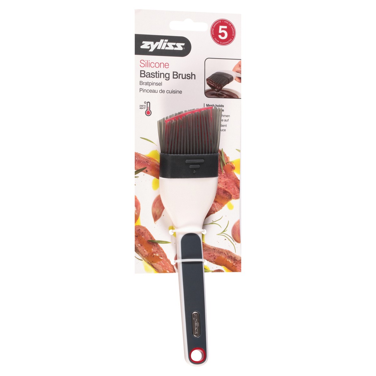 slide 2 of 11, Zyliss Silicone Basting Brush, 1 ct