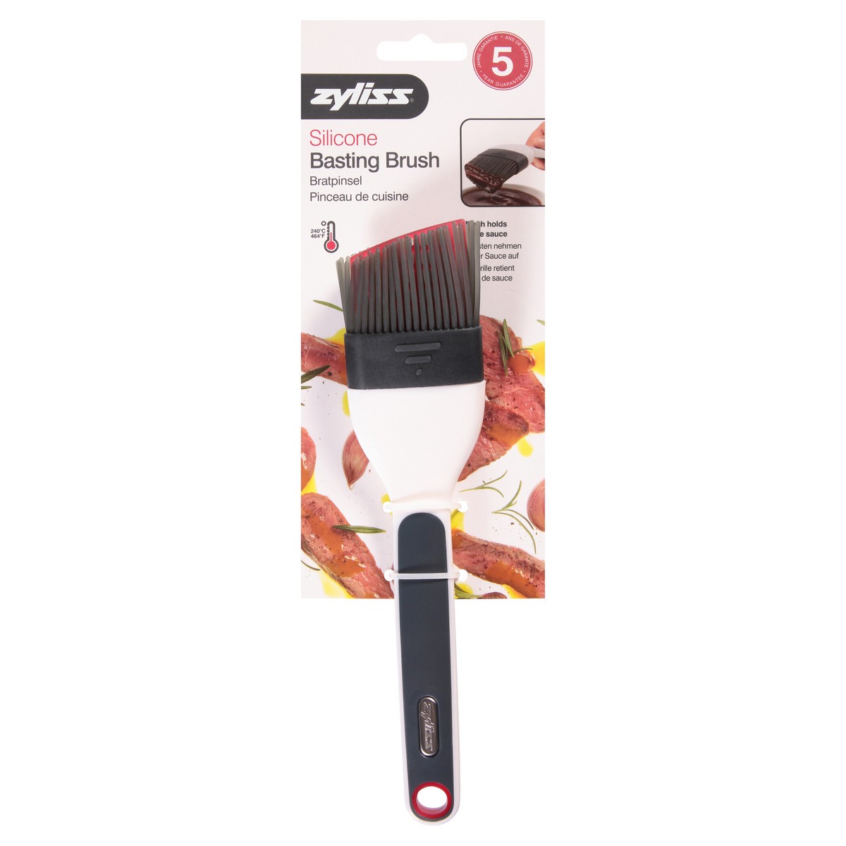 slide 5 of 11, Zyliss Silicone Basting Brush, 1 ct