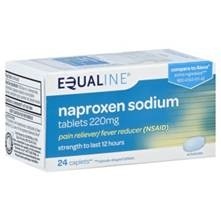 slide 1 of 1, Equaline Naproxen Caplet, 24 ct