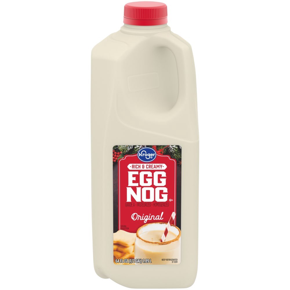 slide 1 of 2, Kroger Pumpkin Egg Nog, 1/2 gal