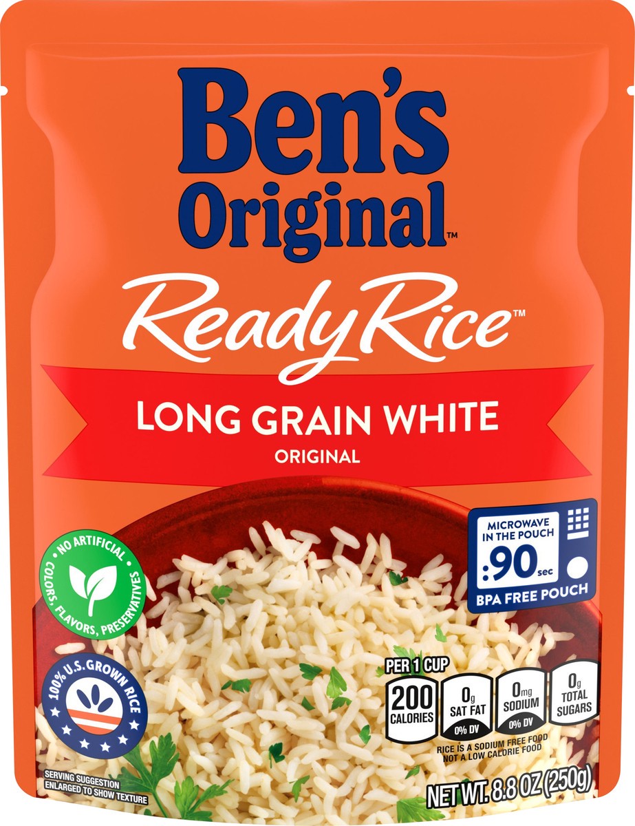 slide 1 of 13, Ben's Original White Rice, Original, Long Grain, 8.8 oz