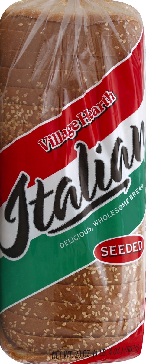 slide 4 of 5, Village Hearth Seeded Italian Bread 20 oz, 20 oz