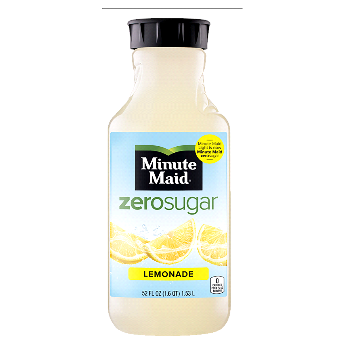 slide 1 of 1, Minute Maid Zero Sugar Lemonade, 52 oz
