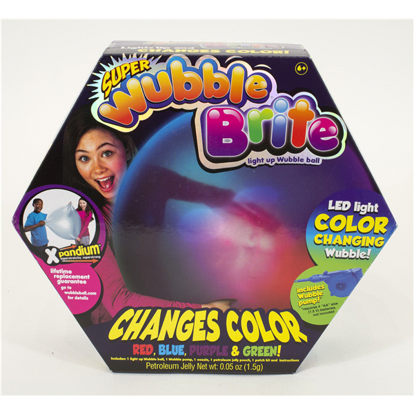 slide 1 of 3, Super Wubble Brite with Pump, 1 ct