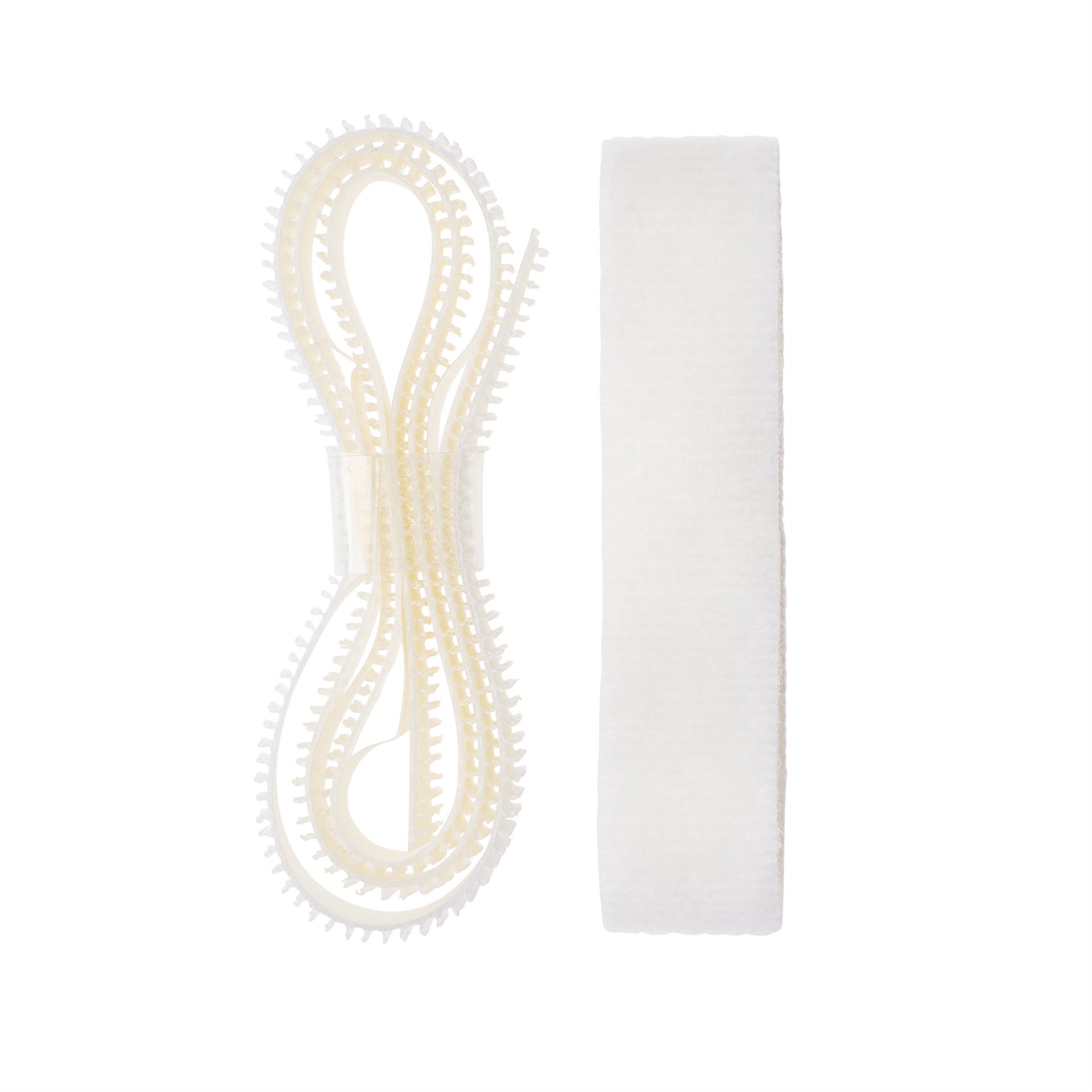 slide 5 of 5, Velcro Sticky Back For Fabrics - White, 24 in x 0.75 in