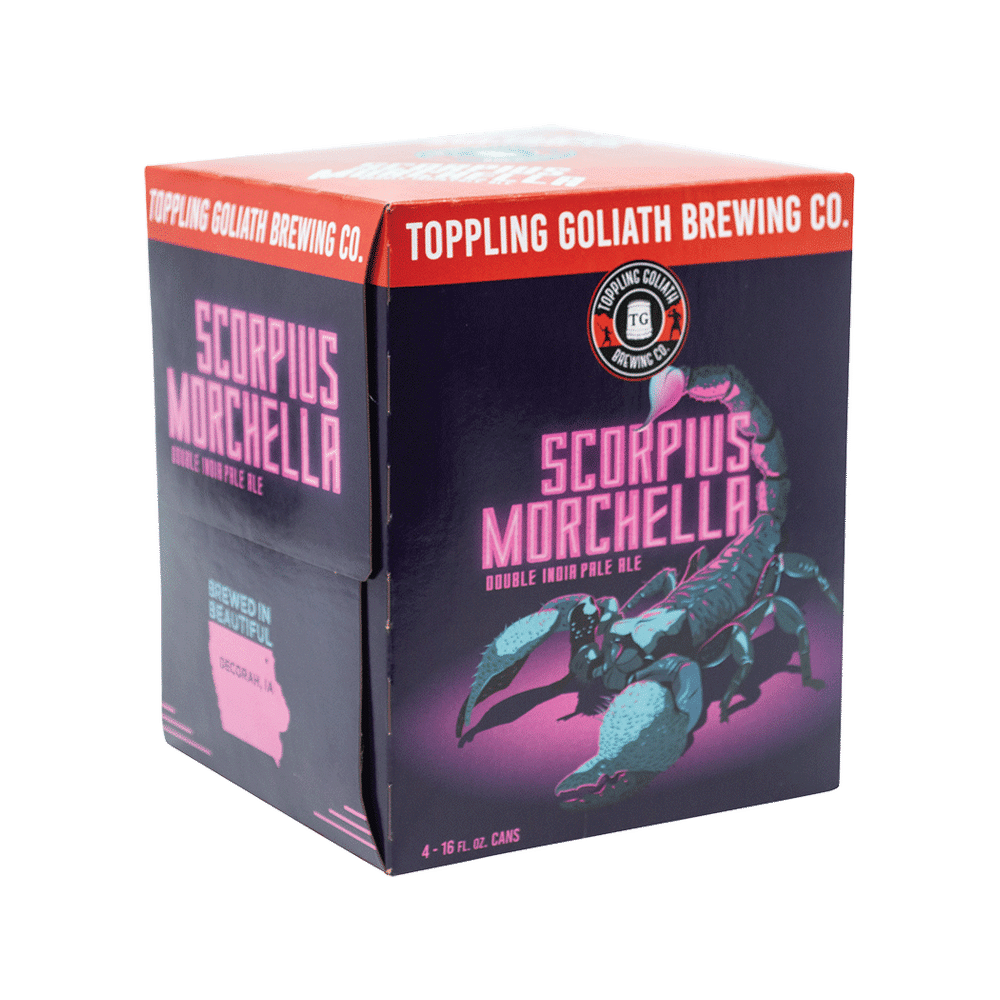 slide 1 of 1, Toppling Goliath Inc. Brewing Co, Scorpius Morchella Double Ipa 4Pk, 1 ct