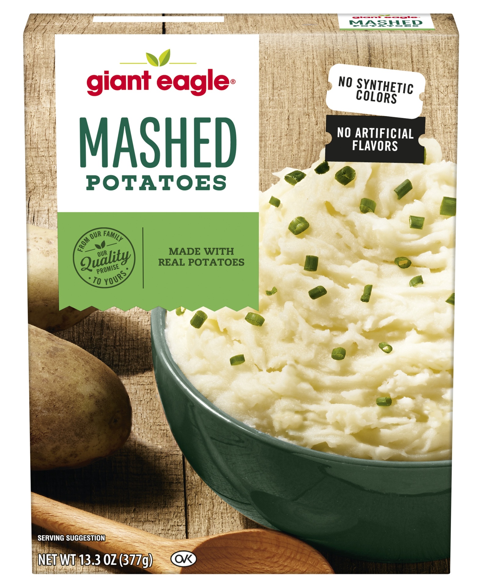 slide 1 of 1, Giant Eagle Mashed Potatoes, 13.3 oz