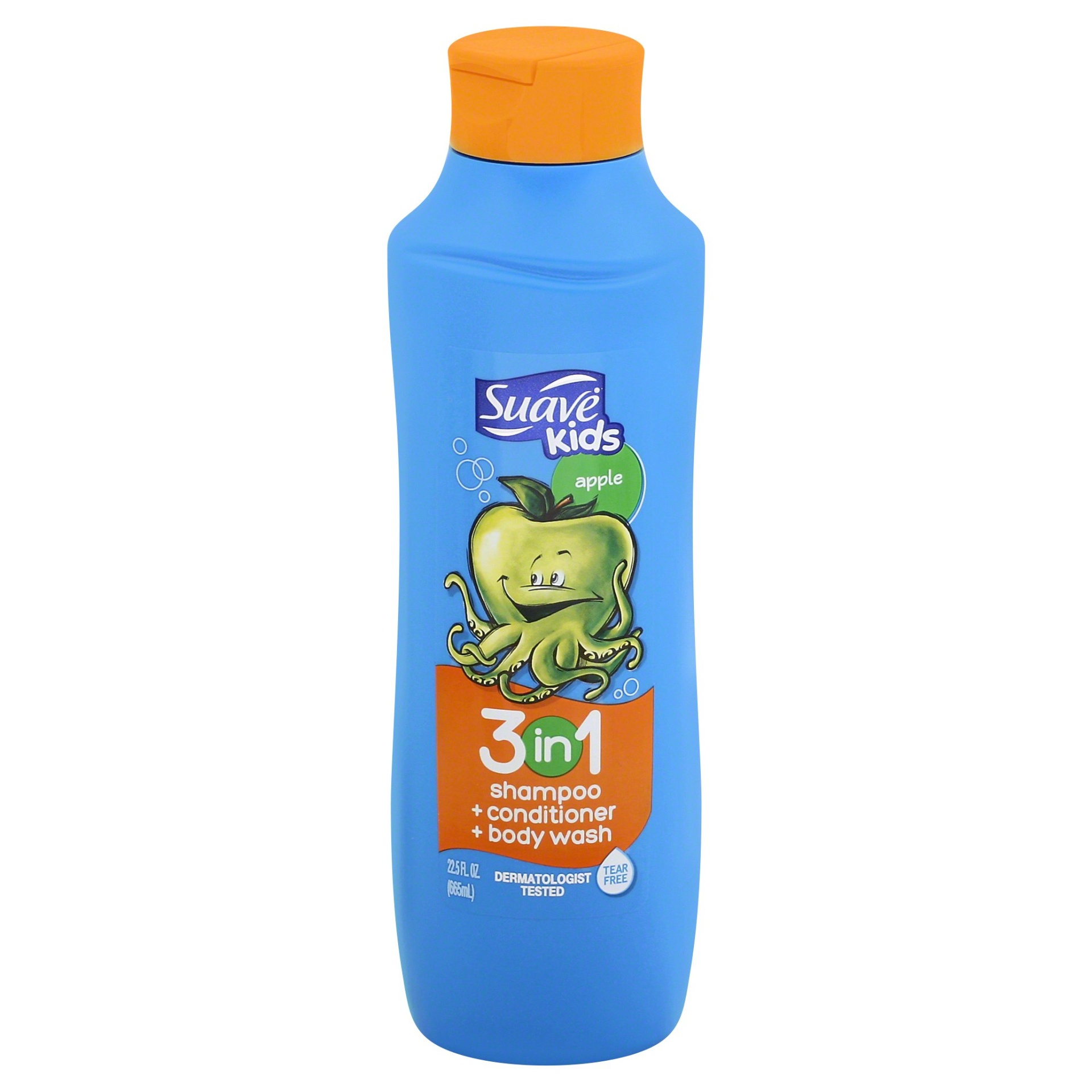 slide 1 of 5, Suave Kids Apple 3 in 1 Shampoo, Conditioner & Body Wash, 22.5 oz