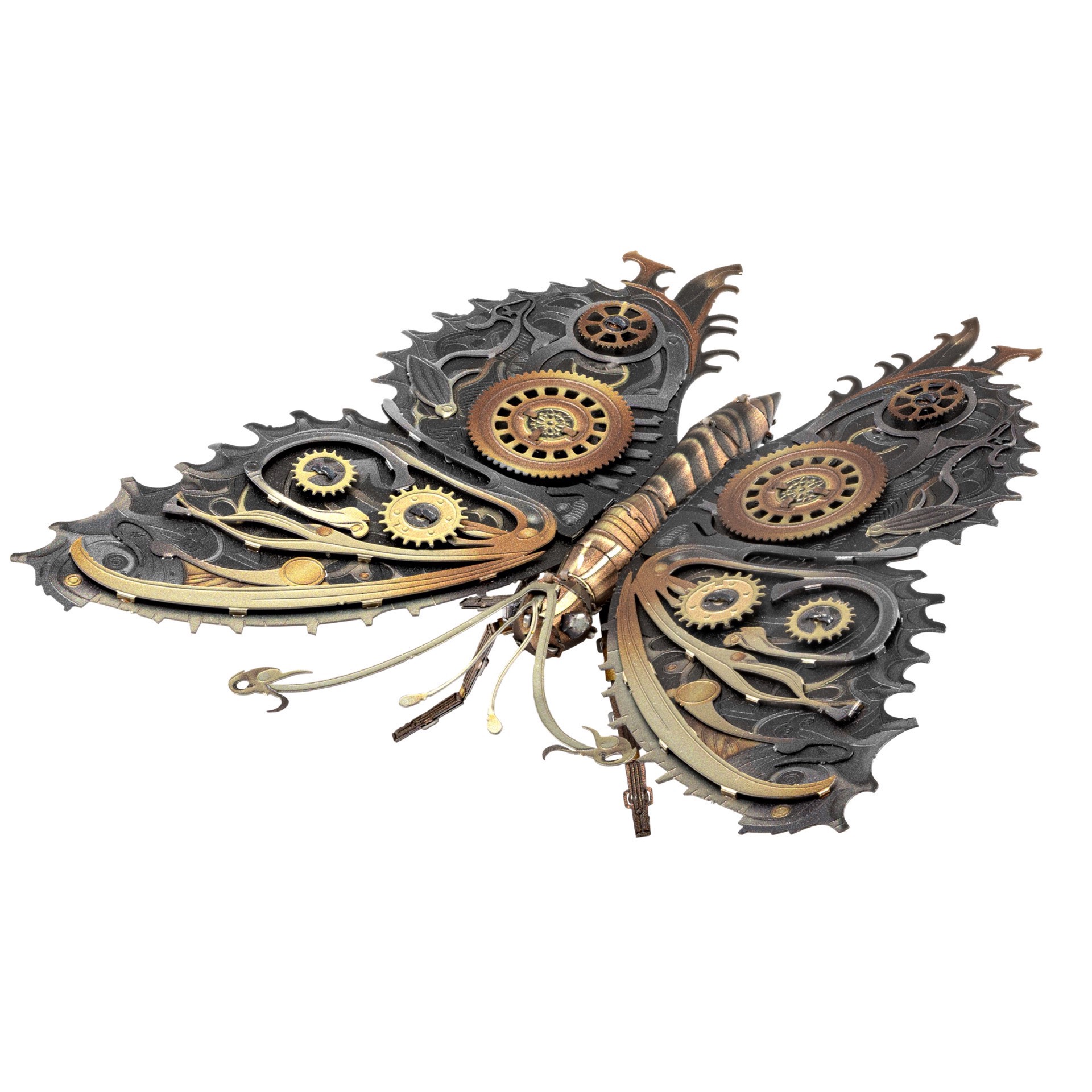 slide 2 of 8, Metal Earth Steampunk Butterfly Steel Model Kit, 3.74 in x 3.54 in x 1.5 in