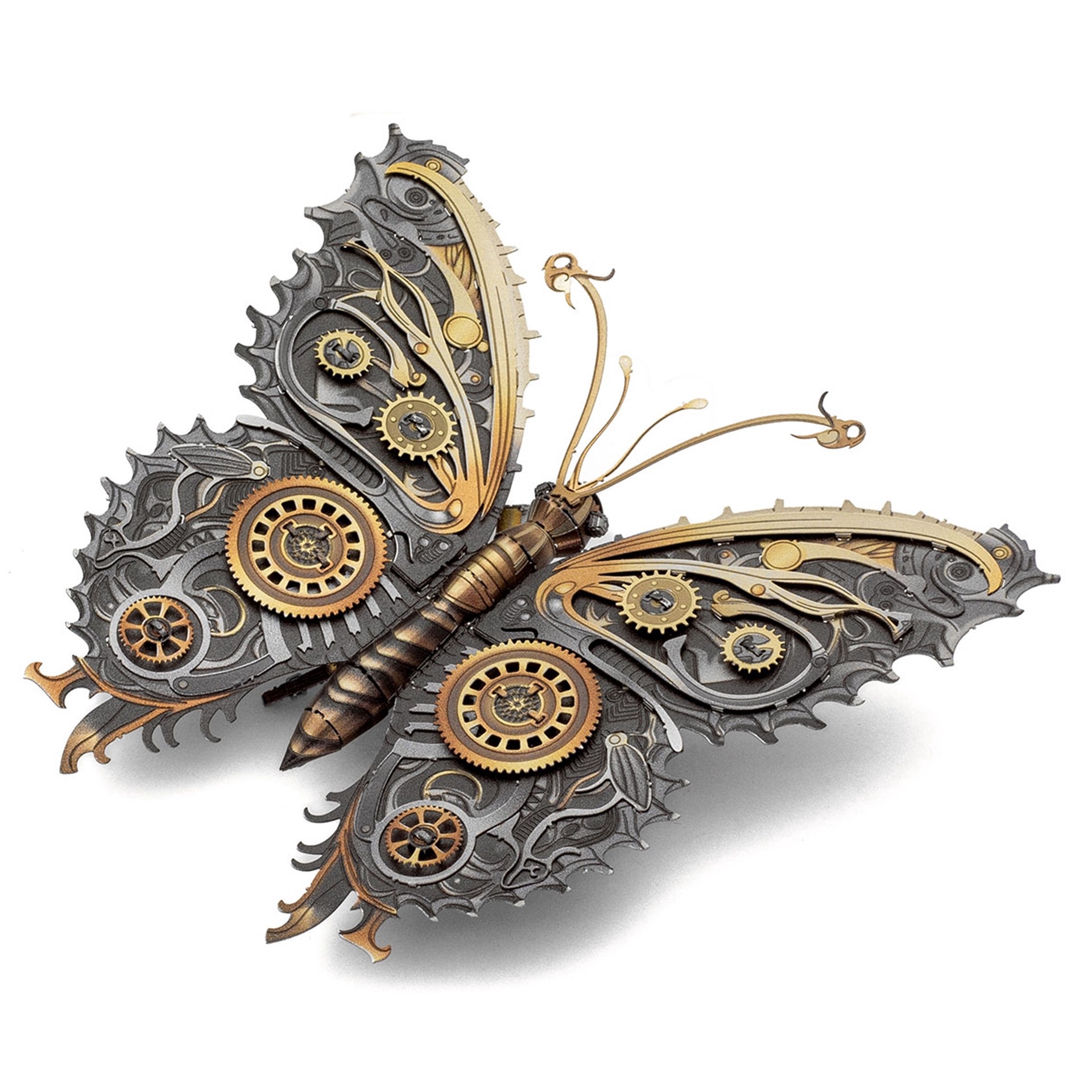 slide 5 of 8, Metal Earth Steampunk Butterfly Steel Model Kit, 3.74 in x 3.54 in x 1.5 in