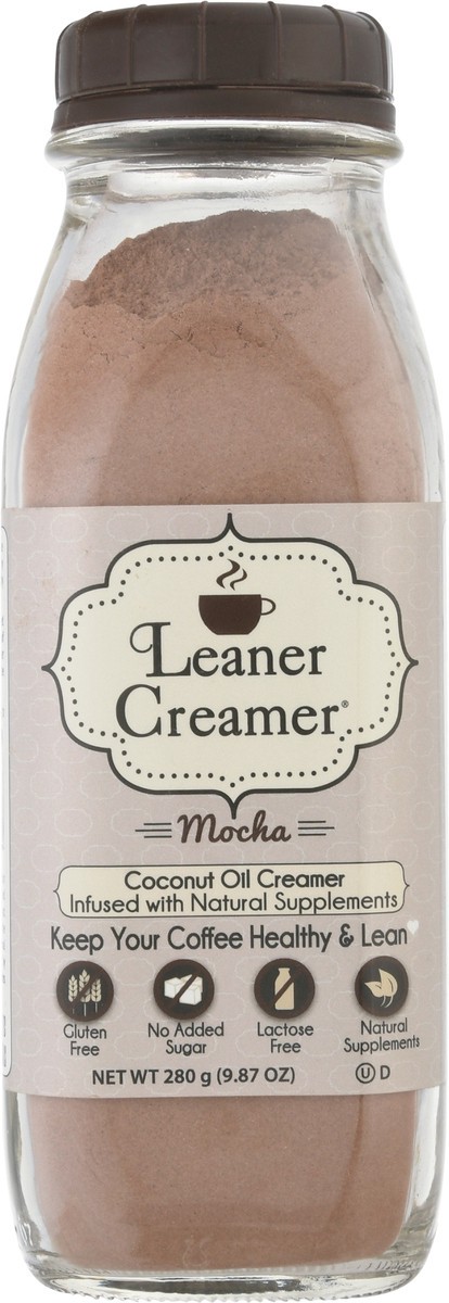 slide 3 of 12, Leaner Creamer Mocha Coconut Oil Creamer 280 gr, 280 g