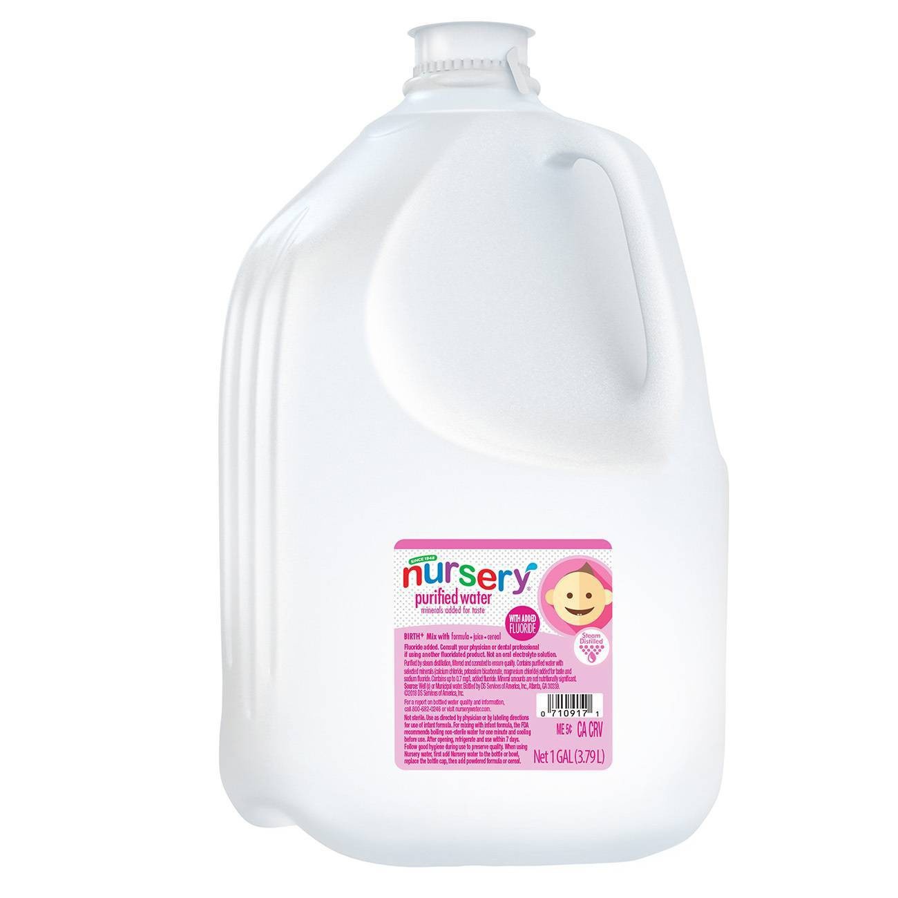 Nursery Purified Water With Fluoride 1 Gal Shipt