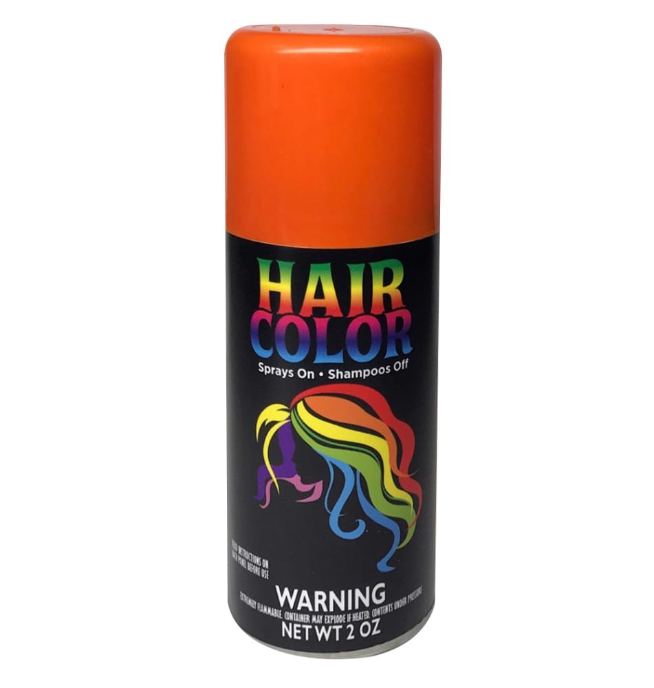 slide 1 of 1, Fun World Halloween Hair Color Fluorescent Spray - Orange, 2 oz