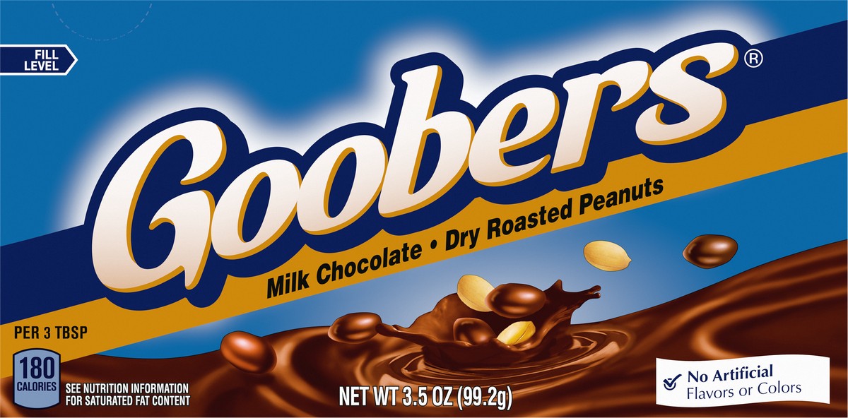 slide 7 of 14, Goobers Milk Chocolate Coated Peanuts Candy Theater Box, 3.5 Oz, 1 ct