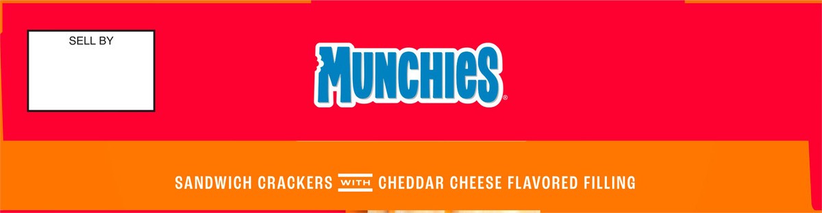 slide 9 of 9, Munchies Cheetos Sandwich Crackers Cheddar Cheese Flavored 1.38 Oz, 8 Count, 8 ct