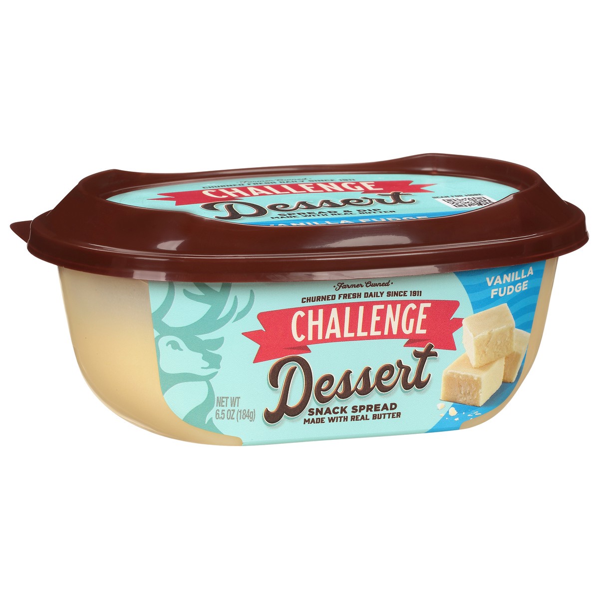 slide 5 of 9, Challenge Dessert Vanilla Fudge Snack Spread 6.5 oz, 6.5 oz