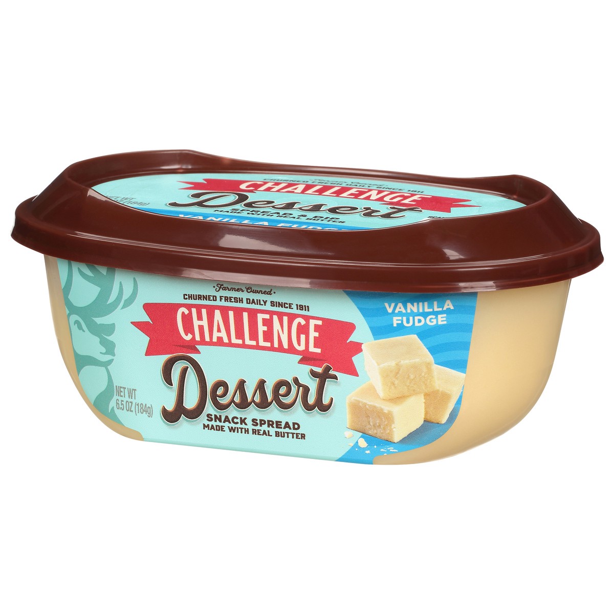 slide 6 of 9, Challenge Dessert Vanilla Fudge Snack Spread 6.5 oz, 6.5 oz