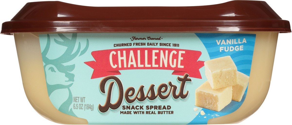 slide 8 of 9, Challenge Dessert Vanilla Fudge Snack Spread 6.5 oz, 6.5 oz