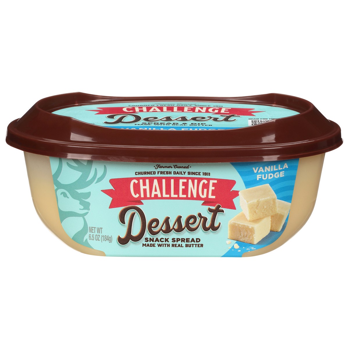 slide 1 of 9, Challenge Dessert Vanilla Fudge Snack Spread 6.5 oz, 6.5 oz