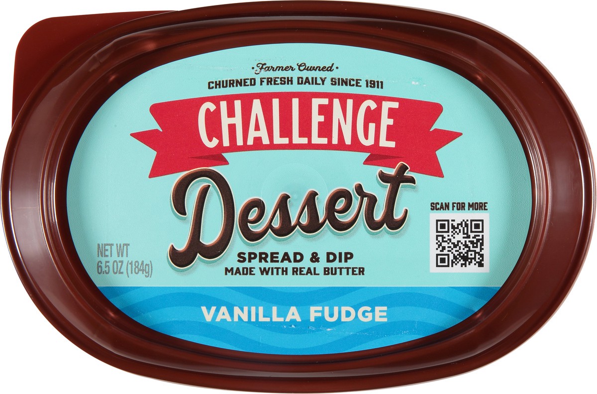 slide 7 of 9, Challenge Dessert Vanilla Fudge Snack Spread 6.5 oz, 6.5 oz