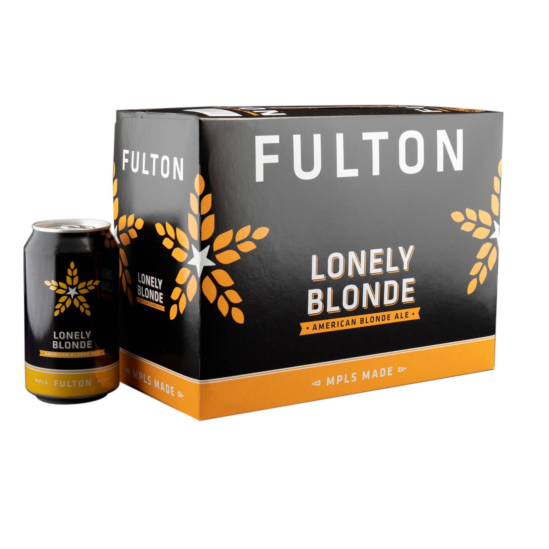 slide 1 of 1, Fulton Beer Lonely Blonde, 12 ct; 12 fl oz