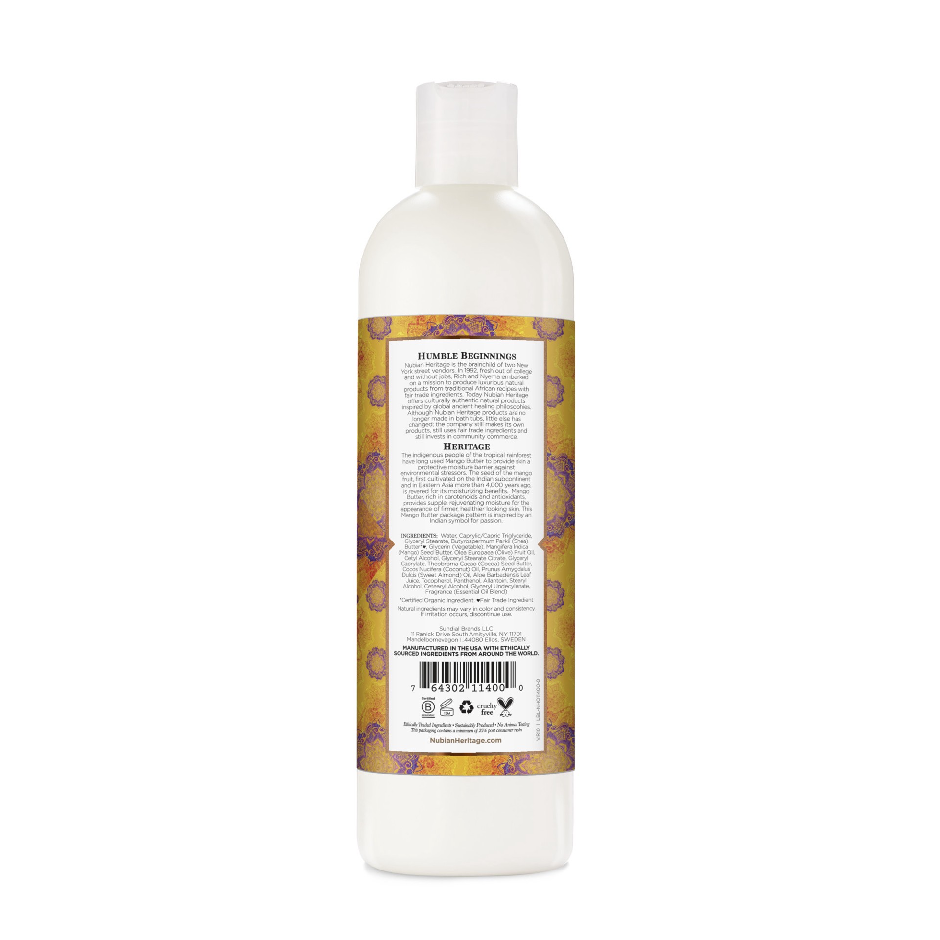 slide 2 of 4, Nubian Heritage Body Lotion Mango Butter, 13 oz, 13 oz