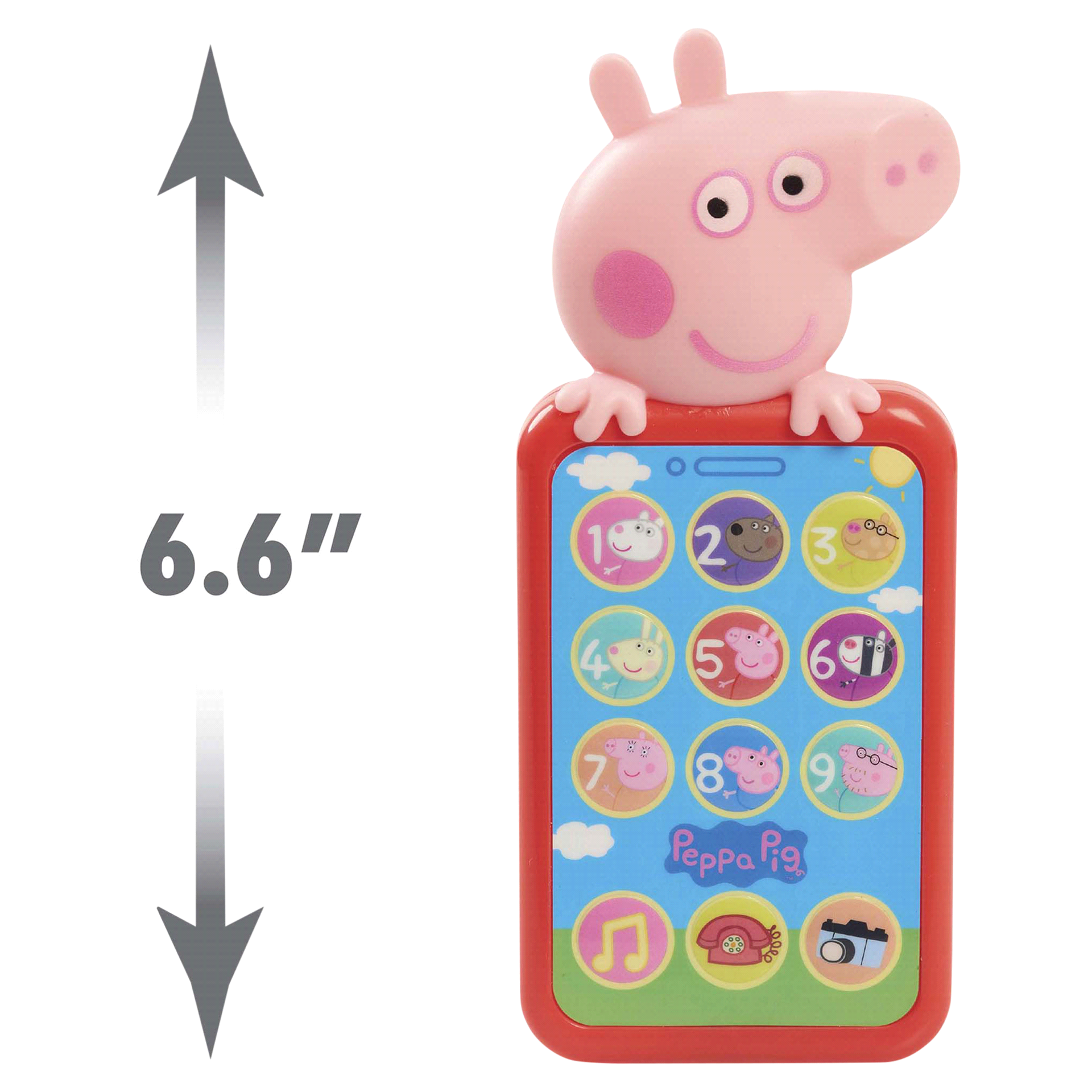 slide 5 of 9, Peppa Pig Have a Chat Cell Phone, 1 ct