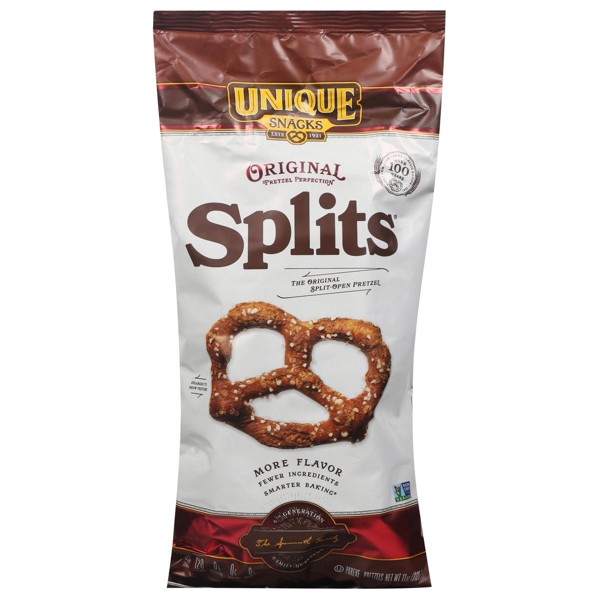 slide 1 of 9, Unique Snacks Splits Original Pretzels 11 oz, 11 oz