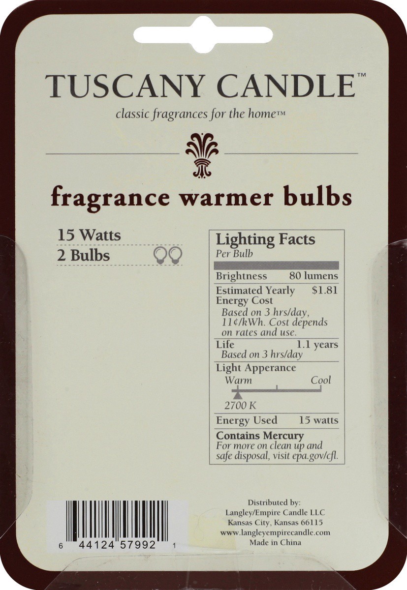 slide 2 of 7, Tuscany Candle Warmer Bulbs 2 ea, 2 ct