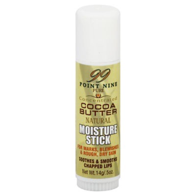 slide 1 of 3, 99 Point Nine Concentrated Cocoa Butter Moisture Stick, 1 ct