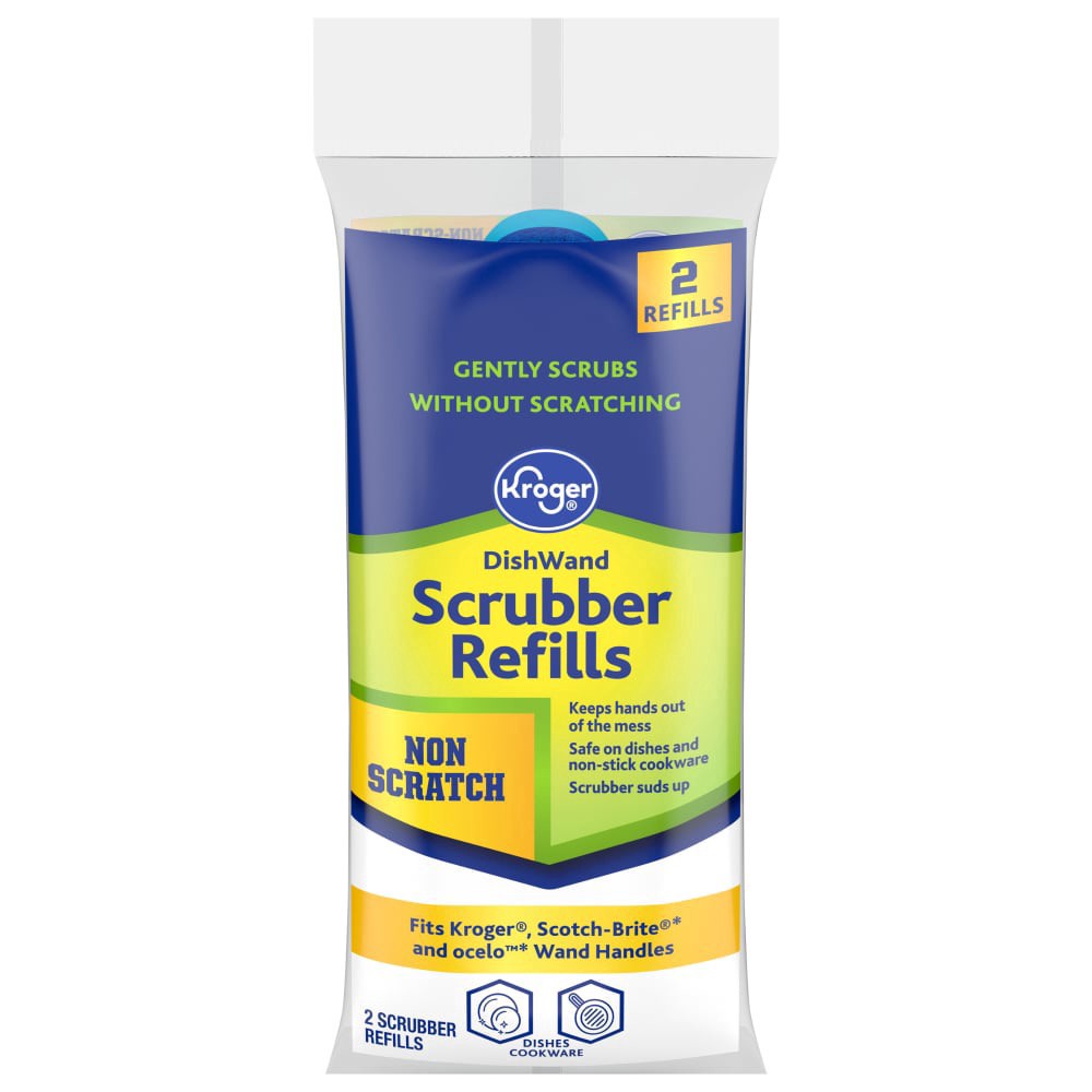 slide 1 of 2, Kroger Home Sense Scrubber Refill, 2 ct