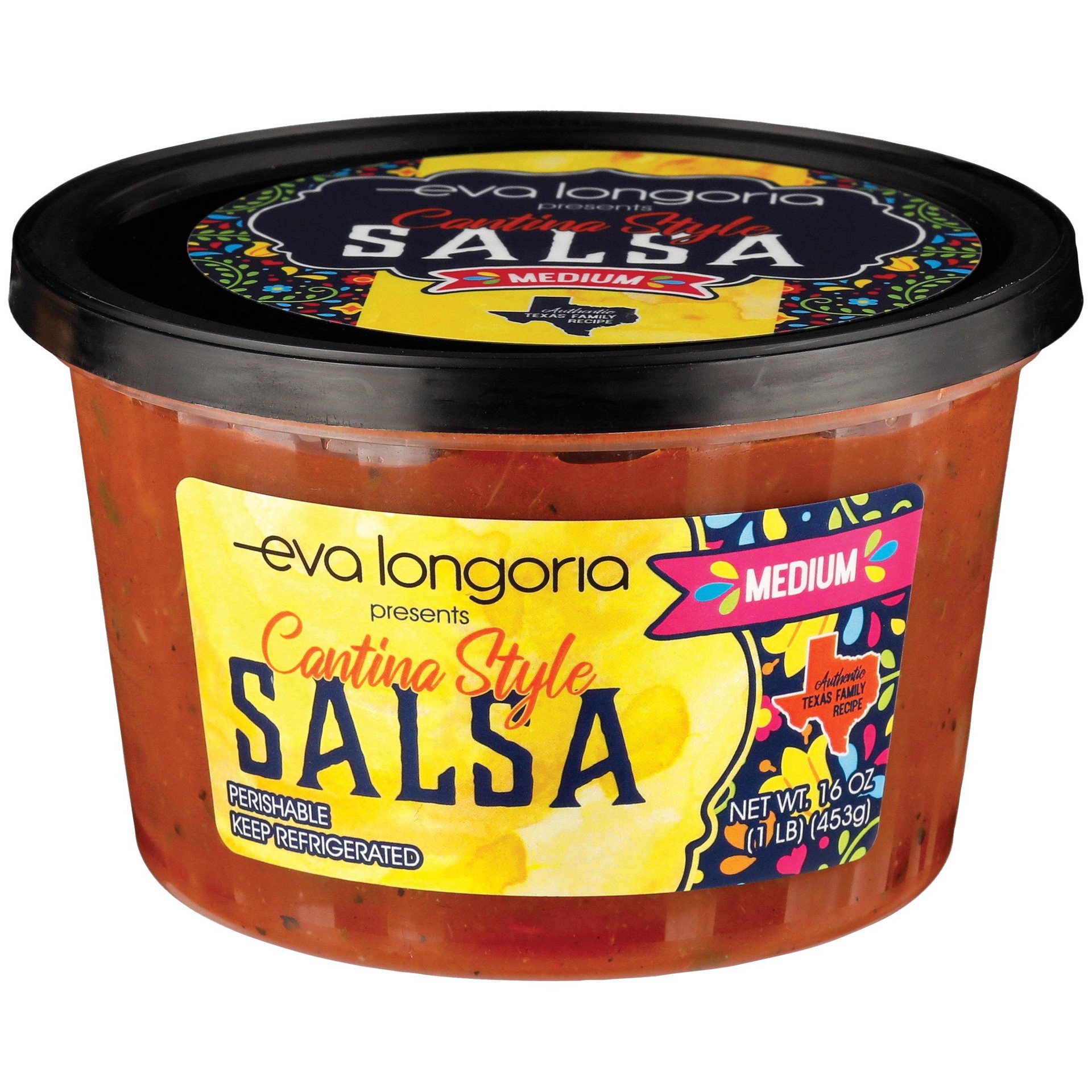 slide 1 of 1, Eva's Kitchen Cantina Style Medium Salsa, 16 oz