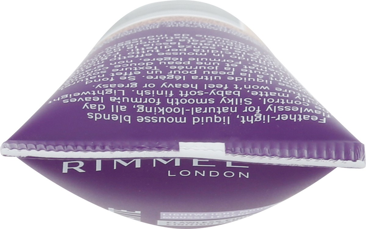 slide 9 of 10, COTY RIMMEL LONDON Rimmel London Stay Matte Liquid Mousse - 102 Light Buff - Foundation, Lightweight, Shine Control, Oil-Free, 1oz, 30 ml