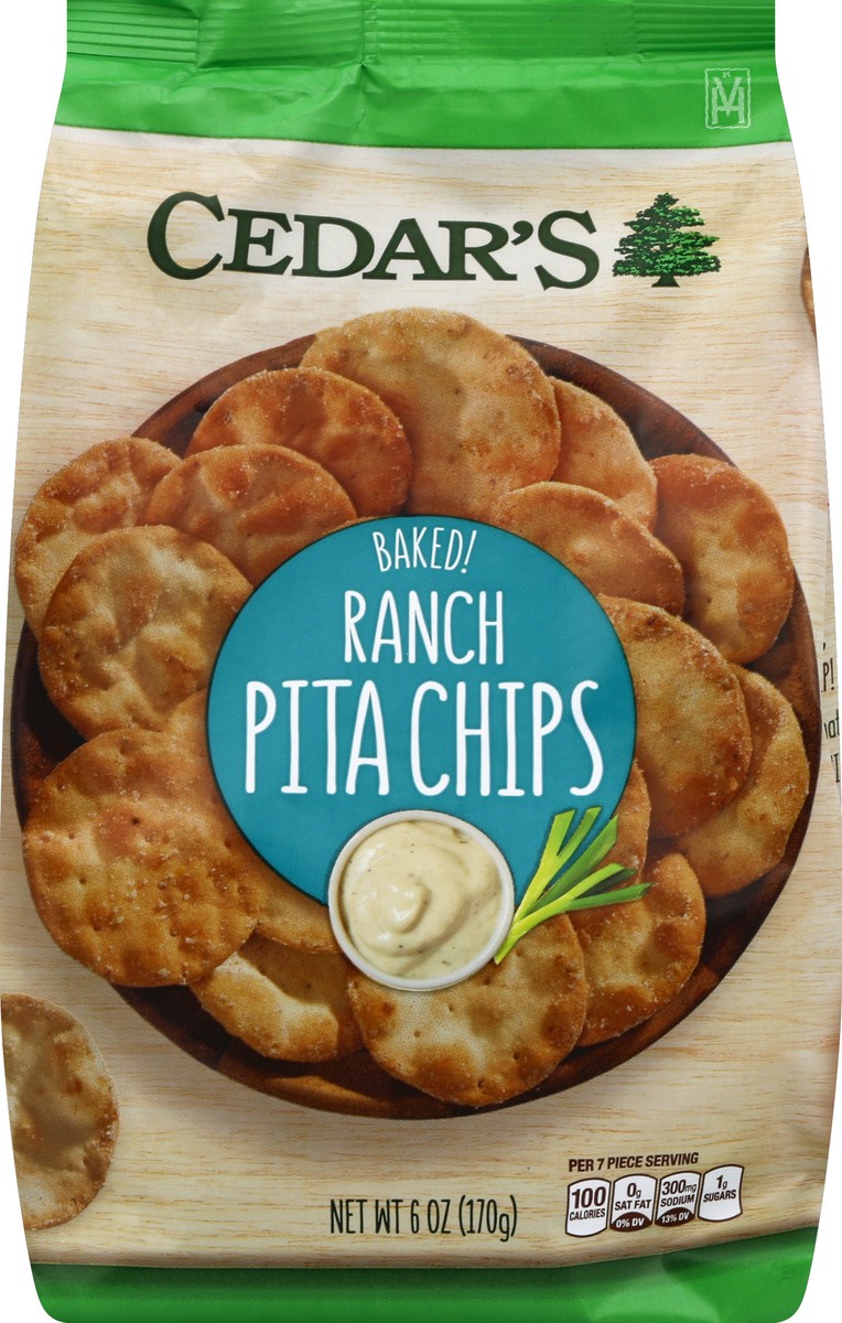 slide 5 of 6, Cedar's Cedar Ranch Pita Chip, 6 oz