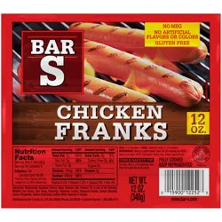 Bar-S Chicken Franks 12 oz. Pack