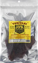 J&K Beef Jerky Teriyaki Beef Jerky 8 oz