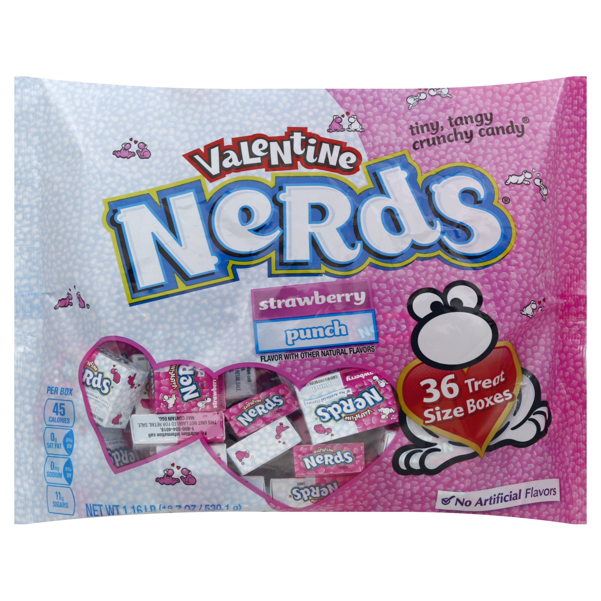 slide 1 of 6, Nerds Valentine's Strawberry Punch Boxes, 36 ct; 18.7 oz