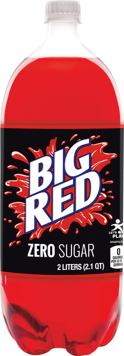 slide 10 of 10, Big Red Zero Sugar Soda - 2 liter, 2 liter